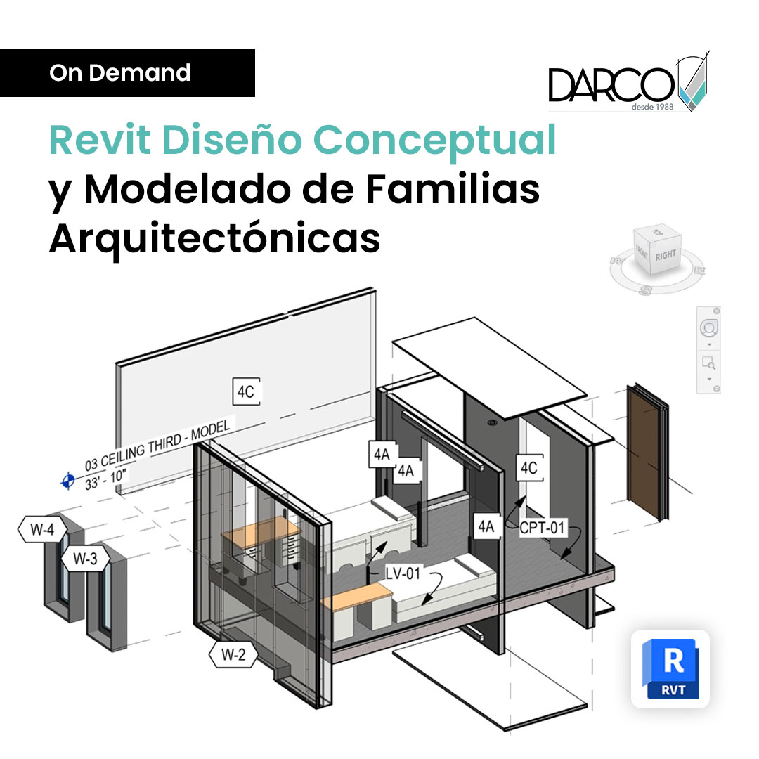 Elementos Masa y familias arquitectónicas en Revit